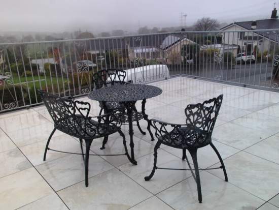 Balcony roofing renewal, Tremeirchion